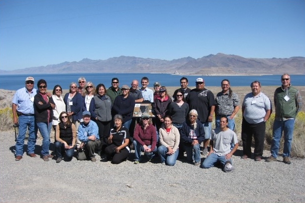 Photo of attendees from a climate adaptation training